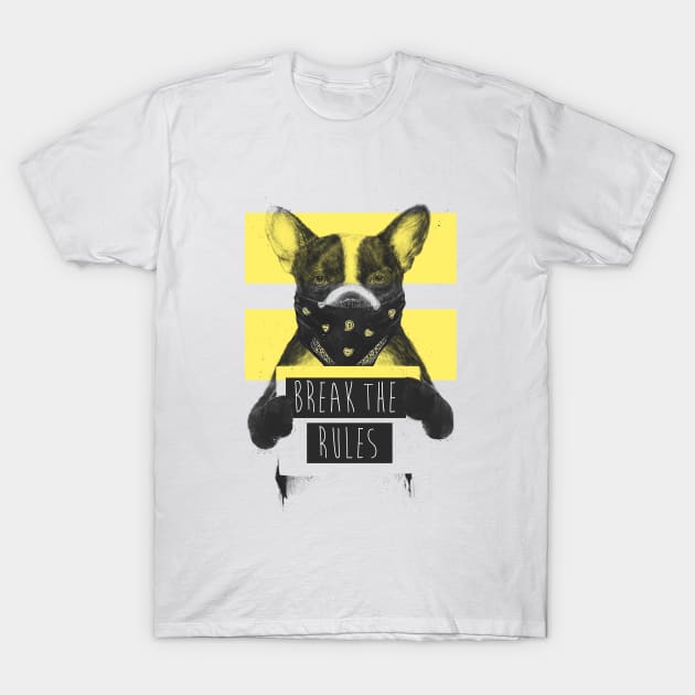 Rebel dog (yellow) T-Shirt by soltib